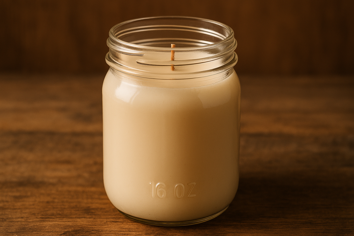 16 oz salsa jar candle