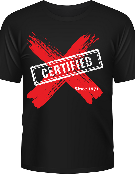 Dee's Teez - Black Certified X