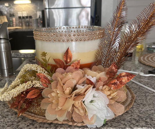 Custom Candle Centerpiece