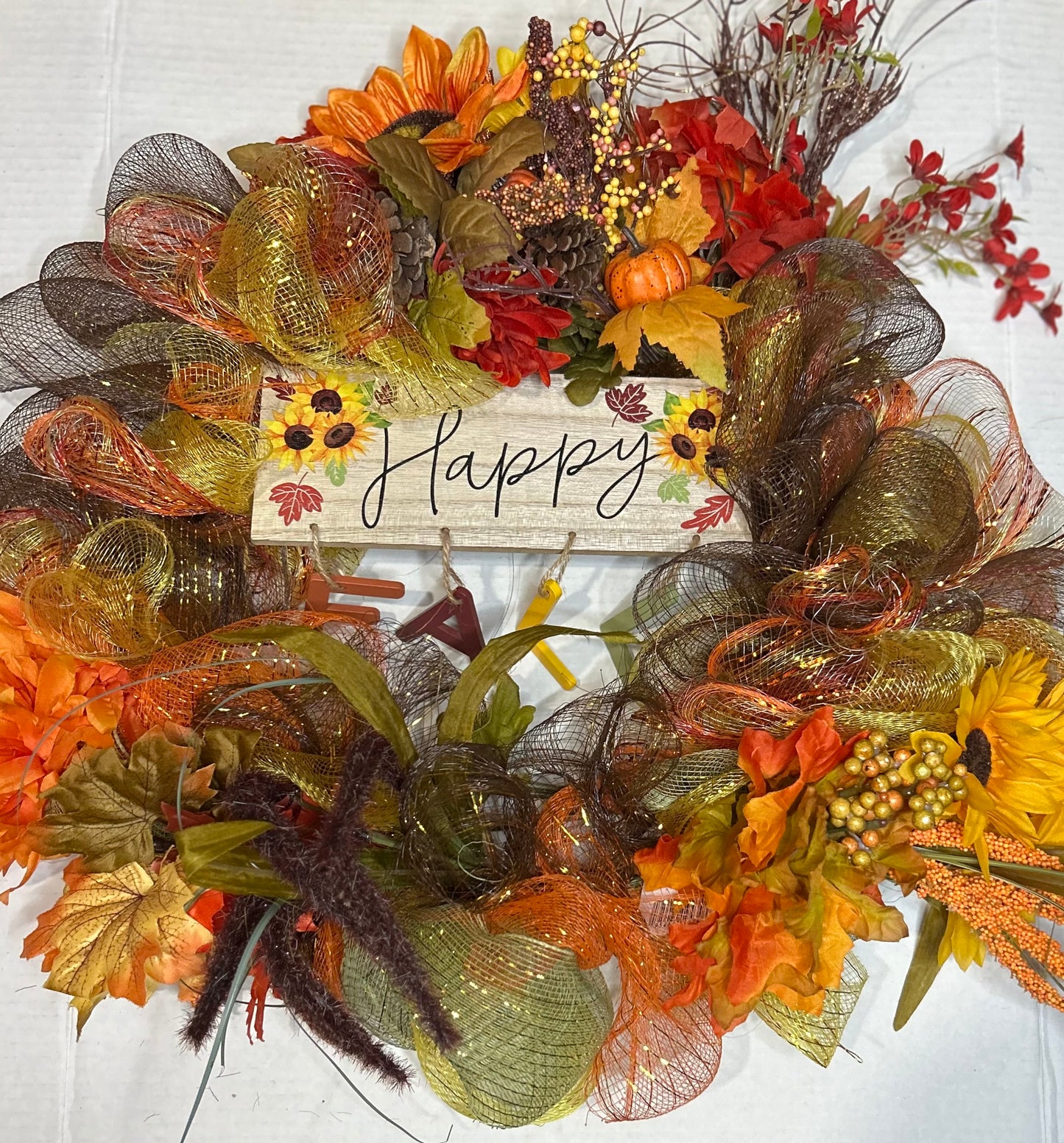 Custom Fall Wreath