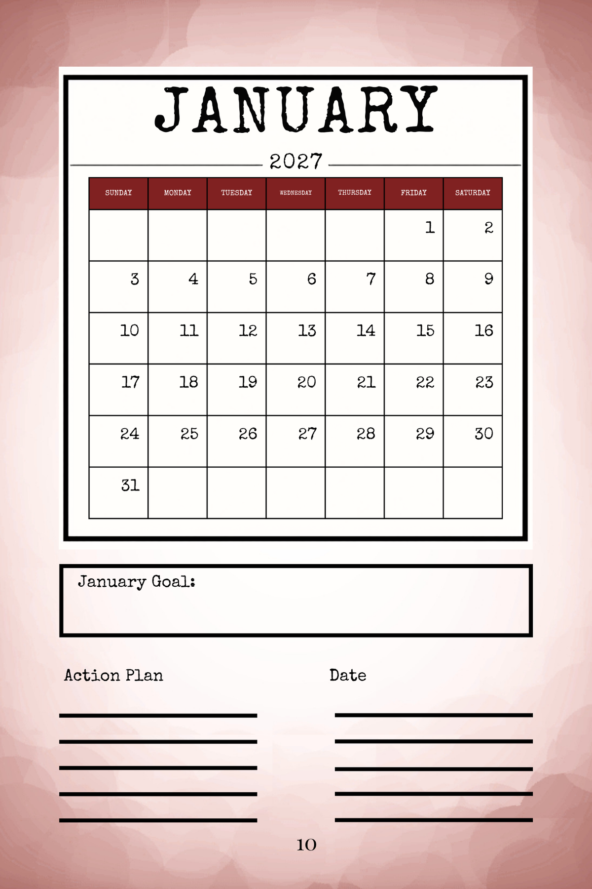 Be the BOSS - Financial Planner & Journal