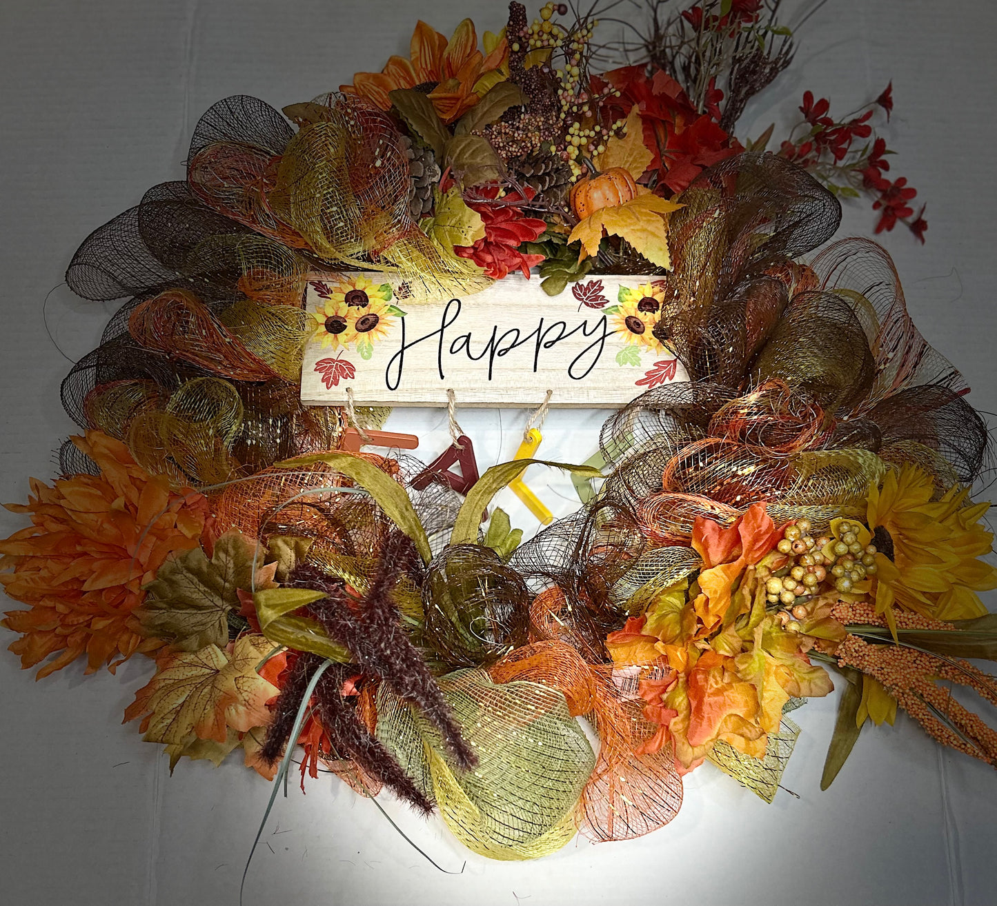 Custom Fall Wreath