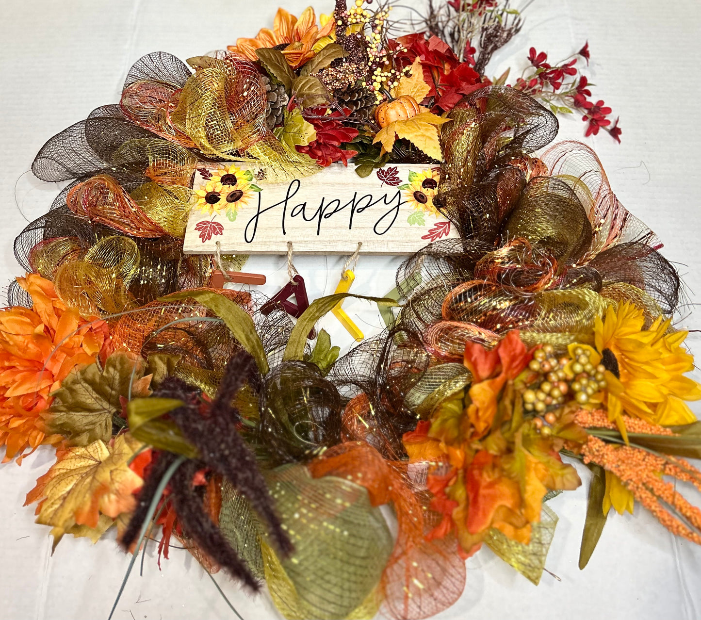 Custom Fall Wreath