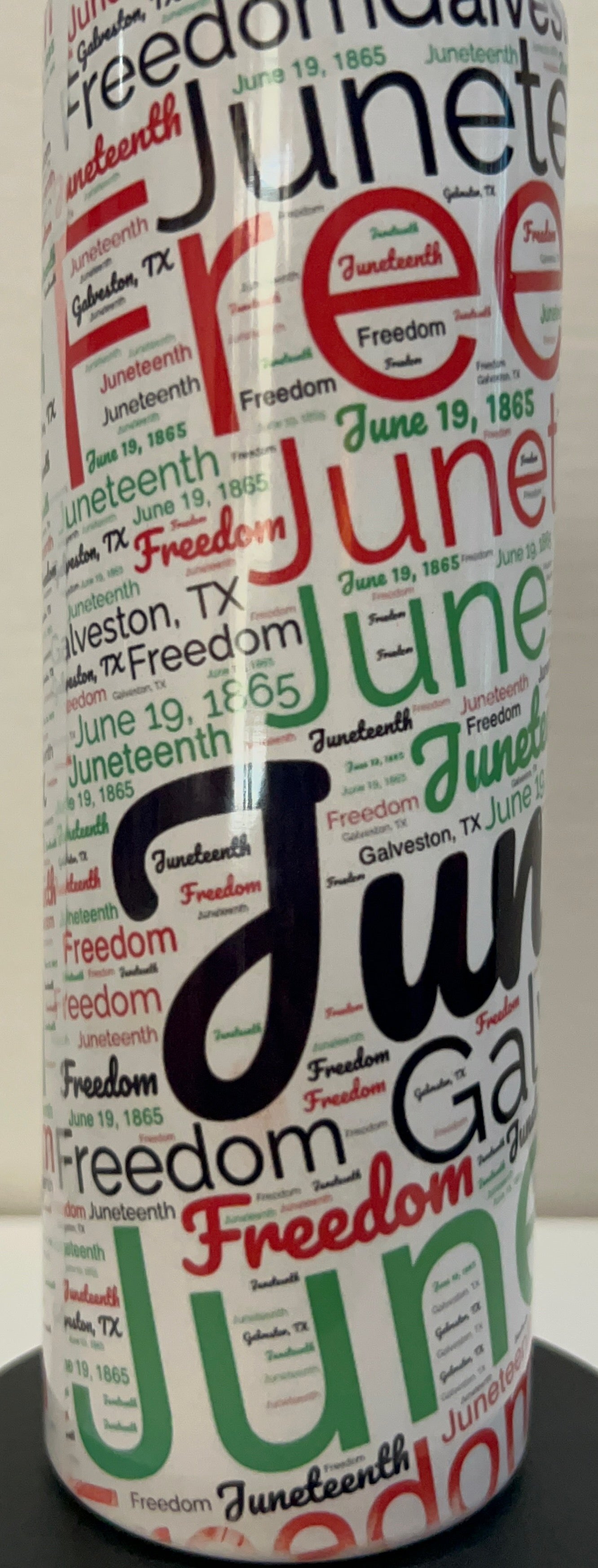 Juneteenth 20 oz Skinny Tumbler