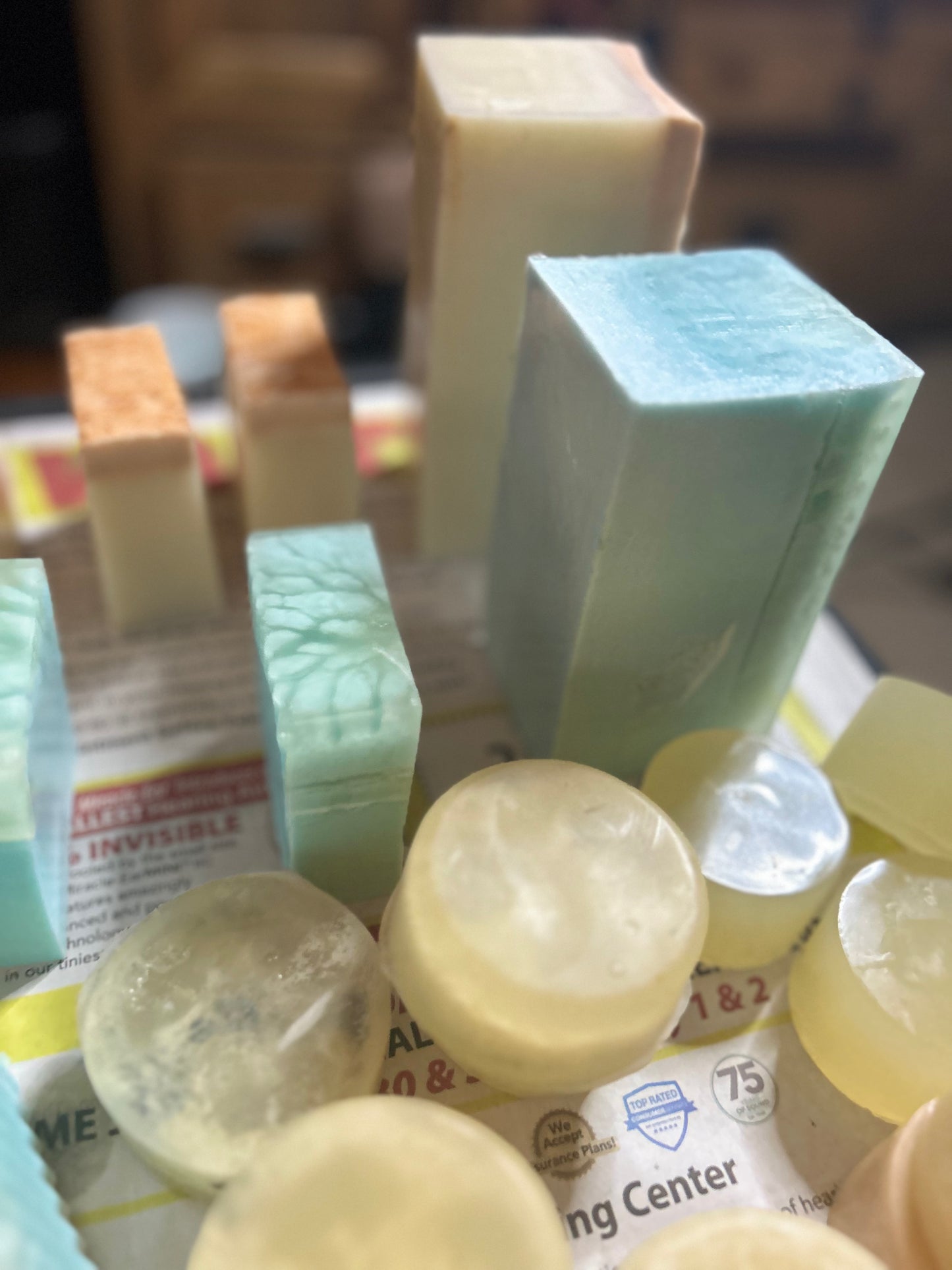 Premium Soaps, Shower Steamers, & Bath Bombs