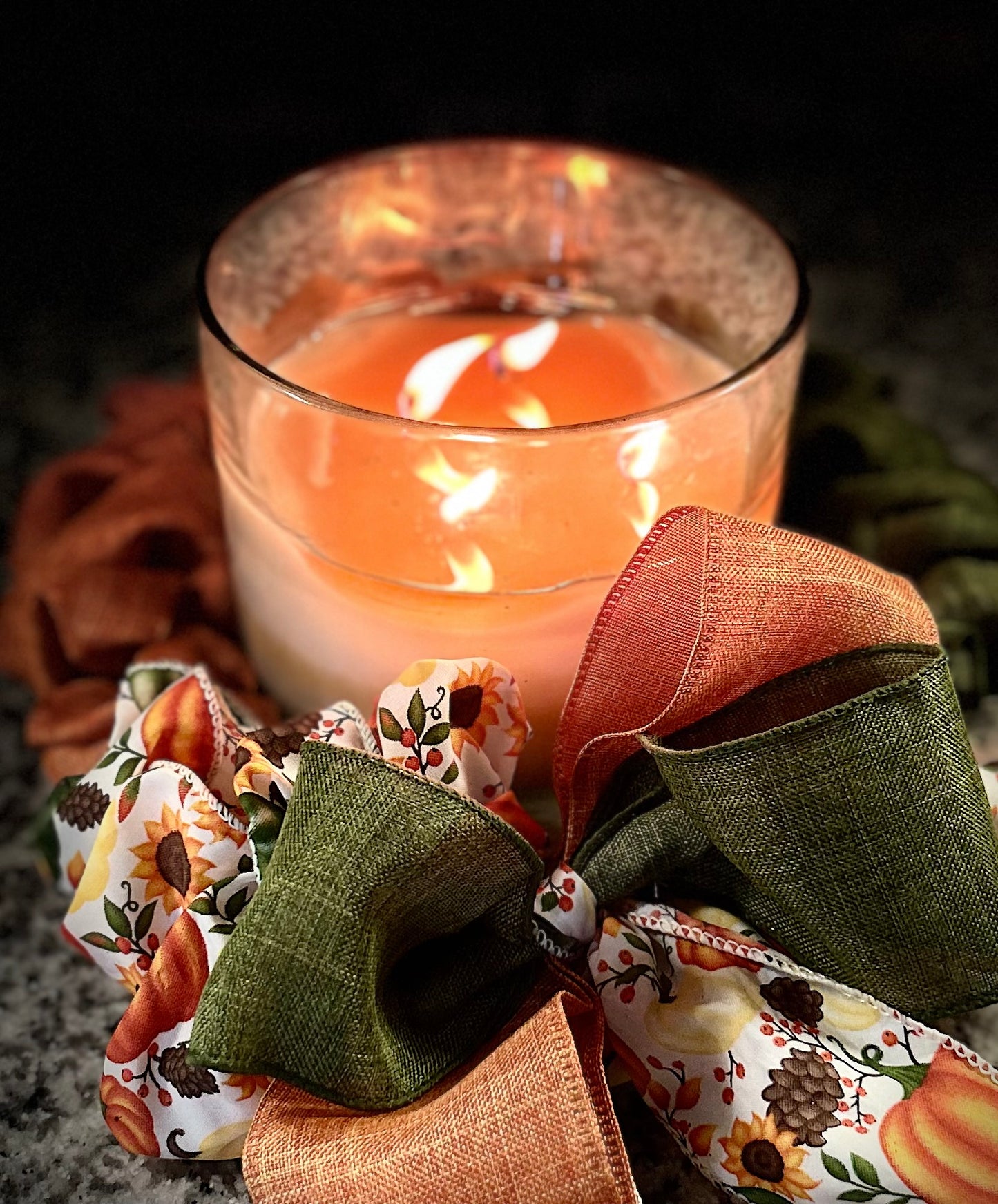 Custom Candle Centerpiece