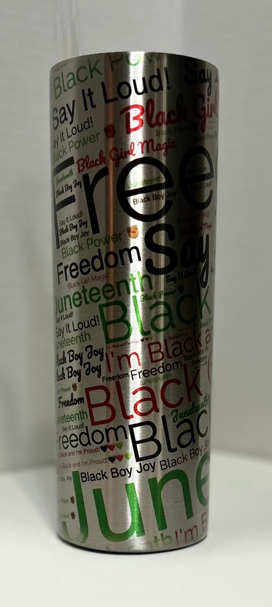 Juneteenth 20 oz Skinny Tumbler