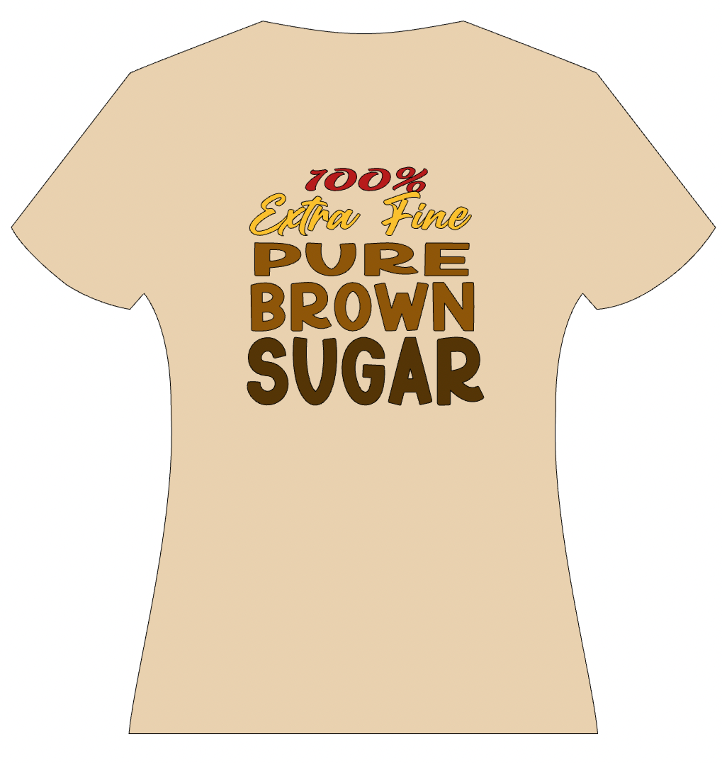 100% Pure Brown Sugar Graphic Tee