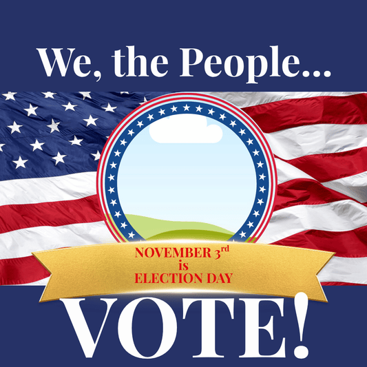 We, the People VOTE! Editable Frame (Single)