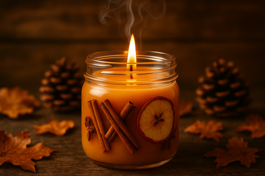 apple cinnamon seasonal holiday candle