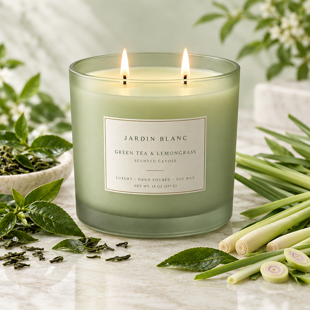 Green Tea & Lemongrass Candle