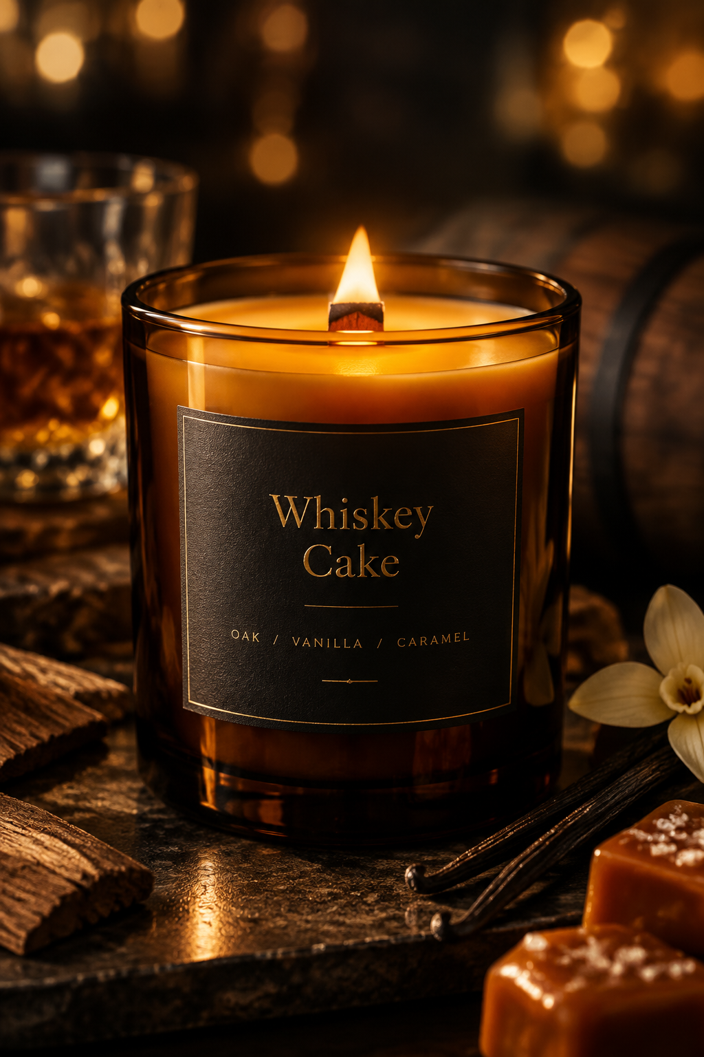 Whiskey Cake Candle